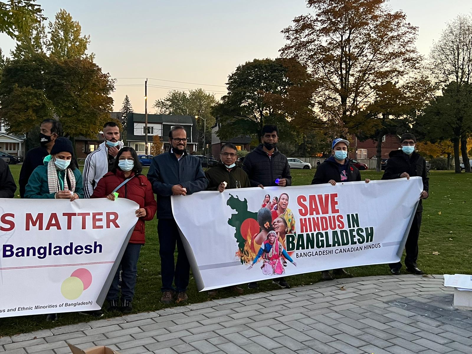 বাংলাদেশে ক্রমবর্ধমান ধর্মীয় অসহিষ্ণুতার প্রতিবাদে টরন্টোর হিন্দু সম্প্রদায়ের সভা - the Bengali Times