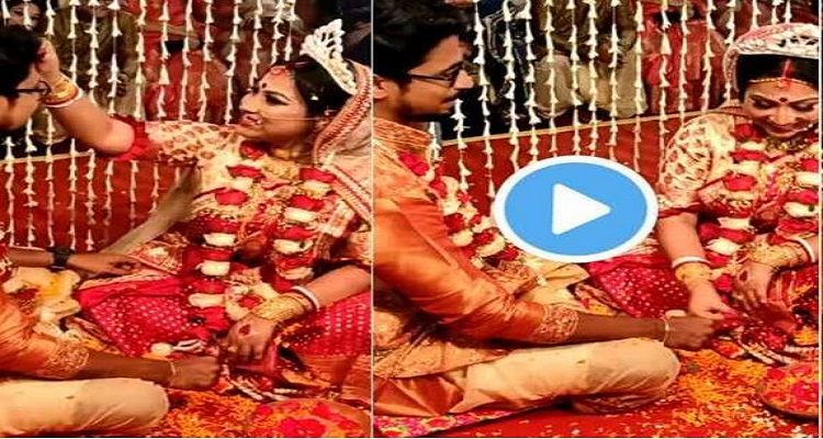 বিয়ের অনুষ্ঠানে নববধূর অবাক কান্ড! ভিডিও ভাইরাল - the Bengali Times