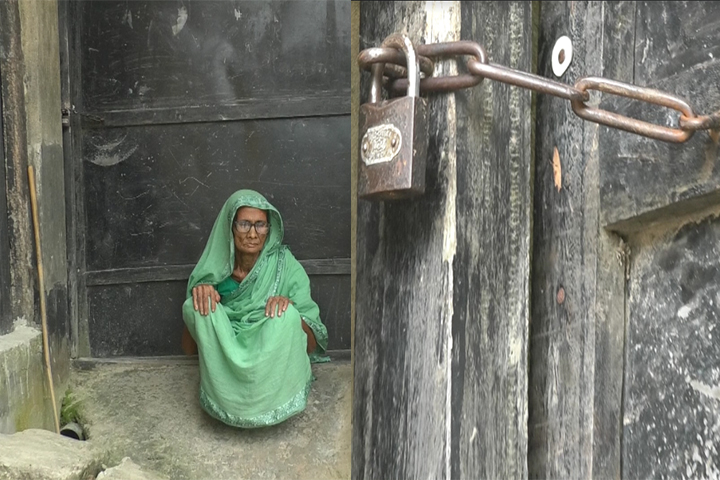 নিজ ঘরে প্রবেশ করতে না পেরে কান্নাকাটি করছেন মেহেরজান - the Bengali Times