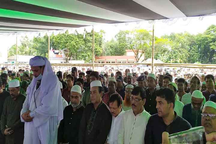 নগরকান্দায় সাজেদা চৌধুরীর প্রথম জানাজা অনুষ্ঠিত - the Bengali Times