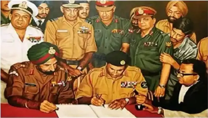 একাত্তরের আত্মসমর্পণের ছবি শেয়ার করে পাকিস্তানকে উপহাস তালেবানের - the Bengali Times