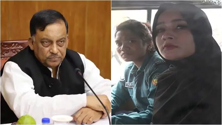 মাহির গ্রেফতারী নিয়ে যা বললেন স্বরাষ্ট্রমন্ত্রী