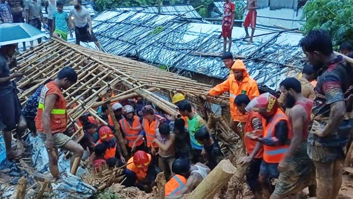 কক্সবাজারে পাহাড় ধসে প্রাণ গেল মা-মেয়েসহ ৬ জনের - the Bengali Times