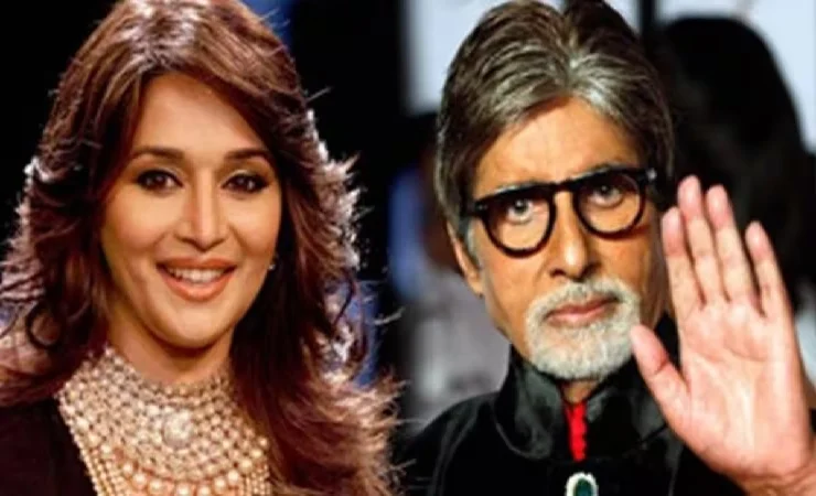 ‘ব্লাউজ খুলে অন্তর্বাস পরতে হবে’, অমিতাভের সঙ্গে শুটিংয়ে মেজাজ হারান মাধুরী - the Bengali Times