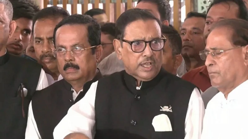 আইনশৃঙ্খলা বাহিনী কাদের গ্রেপ্তার করছে, জানালেন ওবায়দুল কাদের - the Bengali Times