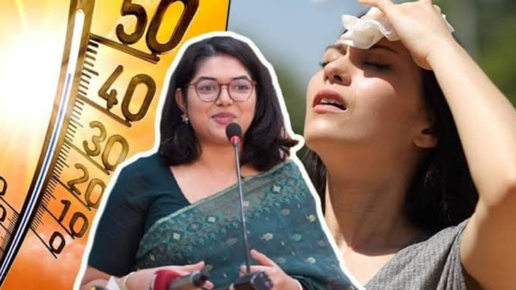 গরমে বাসা থেকে ফ্যান নিয়ে বের হতে বললেন চিফ হিট অফিসার বুশরা - the Bengali Times