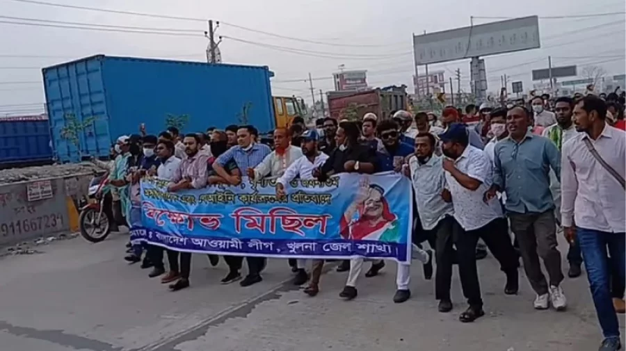 আ.লীগের ঝটিকা মিছিলে গেলে ৫ হাজার টাকা, ব্যানার ধরলে ৮ হাজার - the Bengali Times