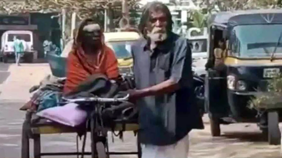 প্যারালাইজড স্ত্রীকে নিয়ে রিকশা চালিয়ে ৩০০ কিলোমিটার পাড়ি দিলেন বৃদ্ধ - the Bengali Times প্যারালাইজড স্ত্রীকে নিয়ে রিকশা চালিয়ে ৩০০ কিলোমিটার পাড়ি দিলেন বৃদ্ধ - the Bengali Times