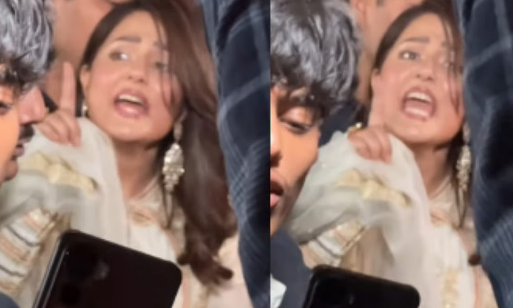 ইফতার পার্টিতে ভিড়ের চাপে বিরক্ত, মেজাজ হারালেন হিনা খান - the Bengali Times