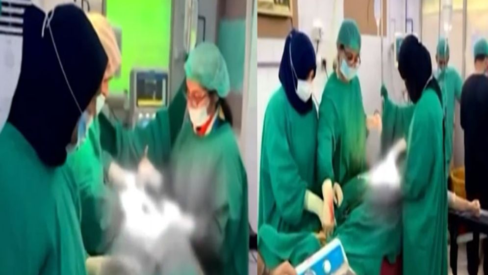 অপারেশন থিয়েটারে ছুরি কাচি চালানো নিয়ে ৪ ডাক্তারের ‘প্রতিযোগিতা’, ভিডিও ভাইরাল - the Bengali Times