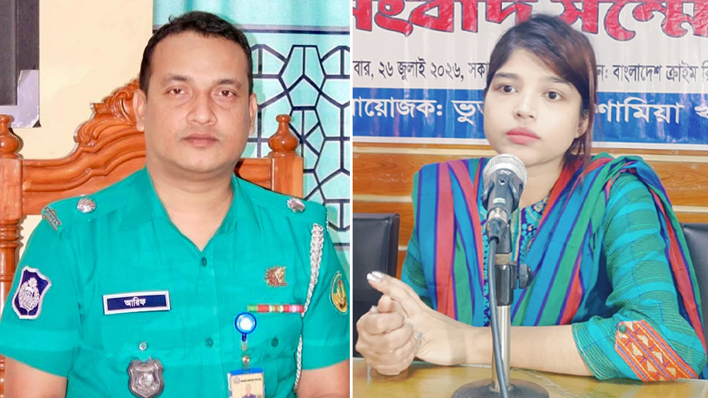 অতিরিক্ত পুলিশ সুপার আরিফ নিজ গাড়িতে মাদক সরবরাহ করতেন, সংবাদ সম্মেলনে দাবি স্ত্রীর - the Bengali Times