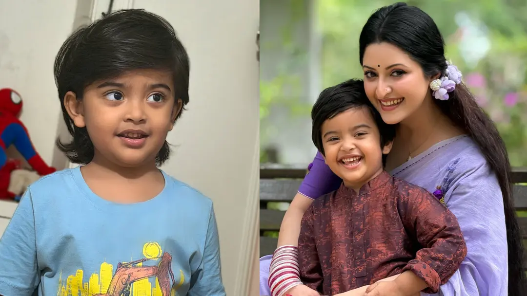 এআই নয়, মায়ের হাতেই নব্বইয়ের নায়কের সাজে পরীমনির ছেলে - the Bengali Times