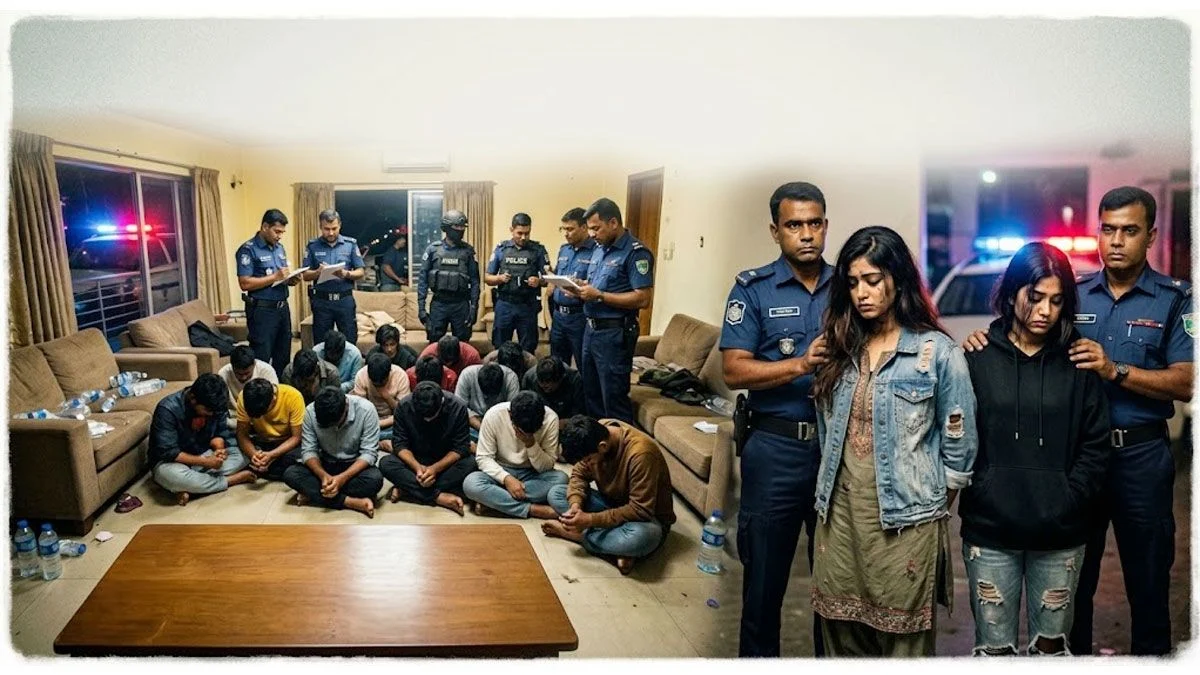 ডিজে পার্টির নামে অসামাজিক কাজ, পুলিশ কর্মকর্তার দুই মেয়েও আটক - the Bengali Times ডিজে পার্টির নামে অসামাজিক কাজ, পুলিশ কর্মকর্তার দুই মেয়েও আটক - the Bengali Times