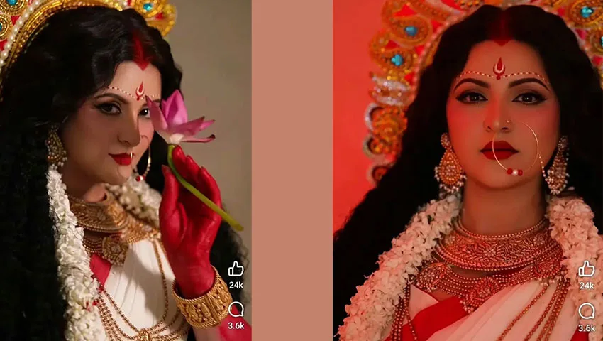 দুর্গার সাজে পরীমণি, নজর কাড়ল নতুন ভিডিও - the Bengali Times দুর্গার সাজে পরীমণি, নজর কাড়ল নতুন ভিডিও - the Bengali Times