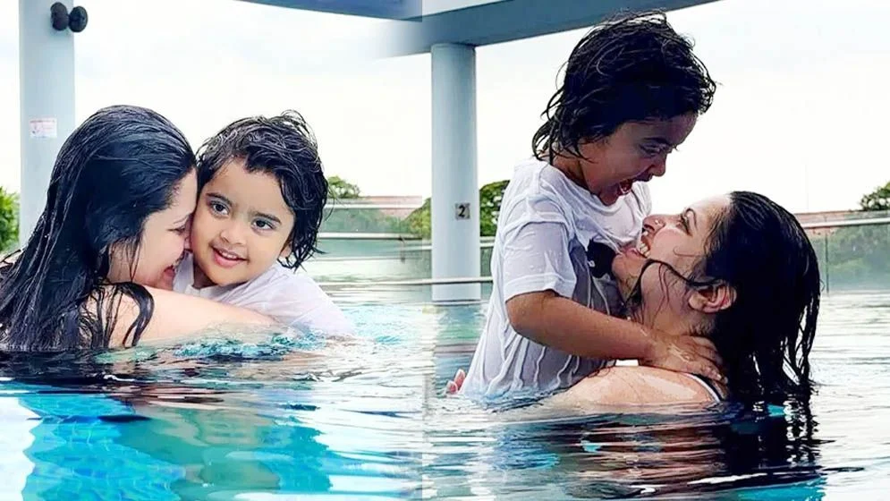 মেসেঞ্জারসুইমিংপুলে জলকেলিতে ছেলের সঙ্গে পরীমনির খুনসুটি - the Bengali Times মেসেঞ্জারসুইমিংপুলে জলকেলিতে ছেলের সঙ্গে পরীমনির খুনসুটি - the Bengali Times