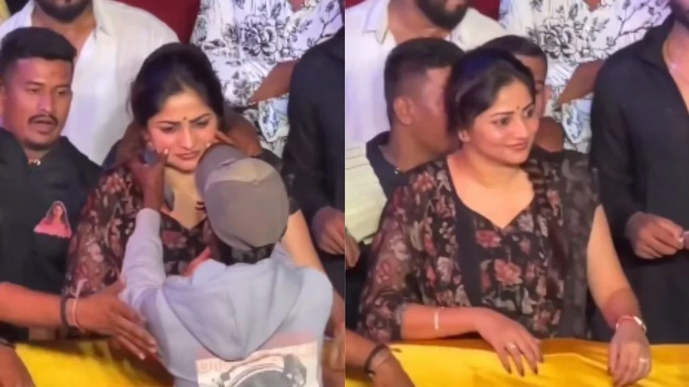 সেলফির মুহূর্তে গাল টেনে ধরলেন ভক্ত, হতভম্ব অভিনেত্রী - the Bengali Times সেলফির মুহূর্তে গাল টেনে ধরলেন ভক্ত, হতভম্ব অভিনেত্রী - the Bengali Times